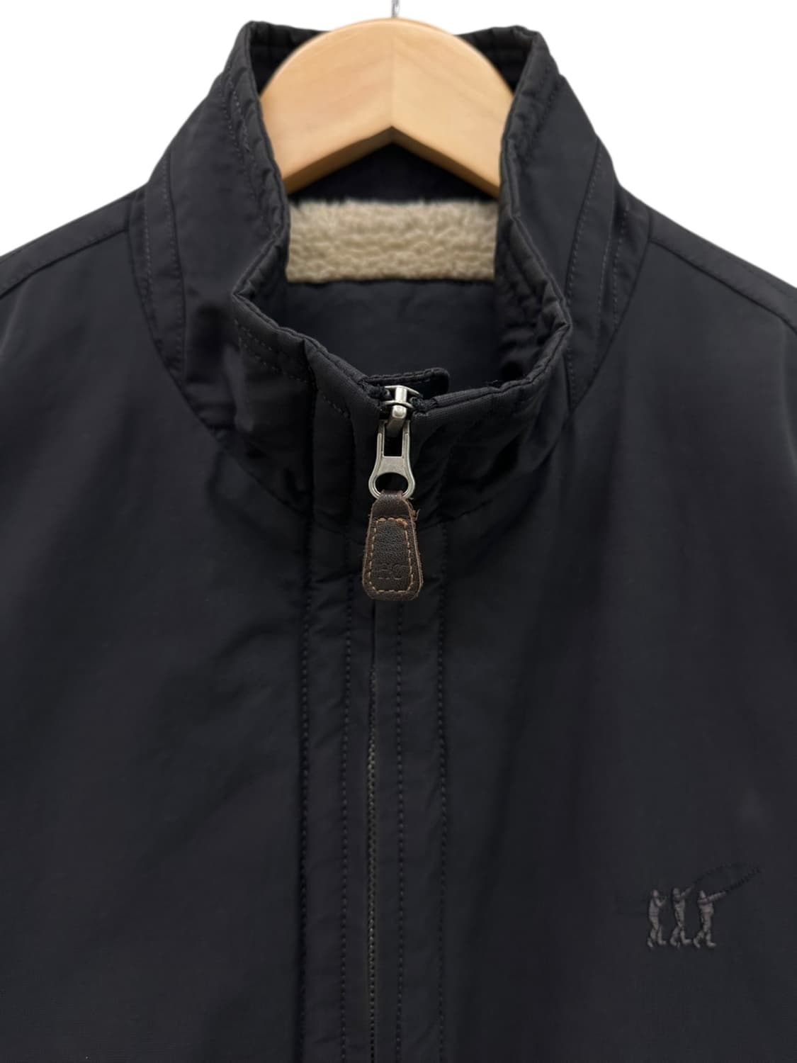 헨리코튼 도톰 기모자켓 블랙 (L) 상품이미지3