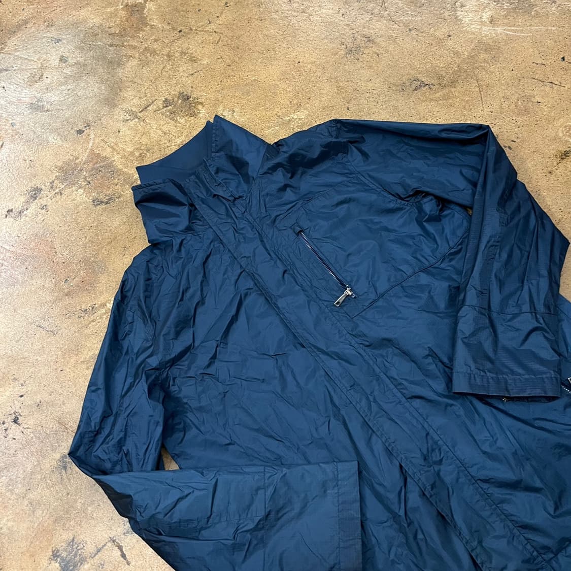 [정품/M] LBJC 네이비색 후드 바람막이 점퍼 b15 상품이미지1