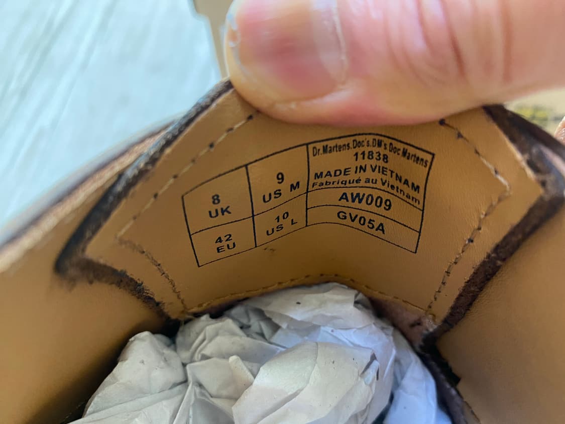 닥터마틴 1461 3홀 크레이지홀스 270 상품이미지8