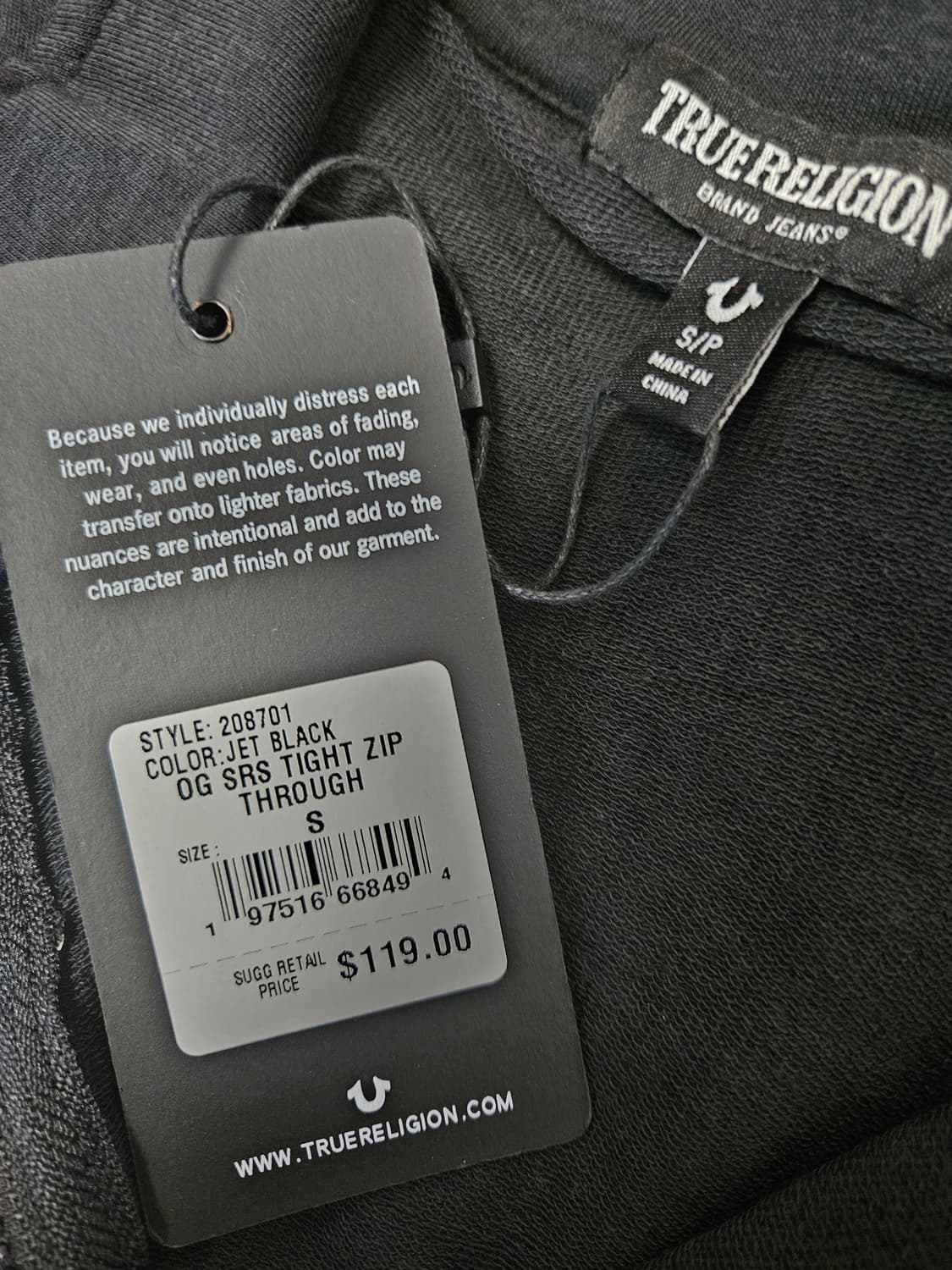 [새제품] 트루 릴리젼 트랙 자켓 상품이미지5