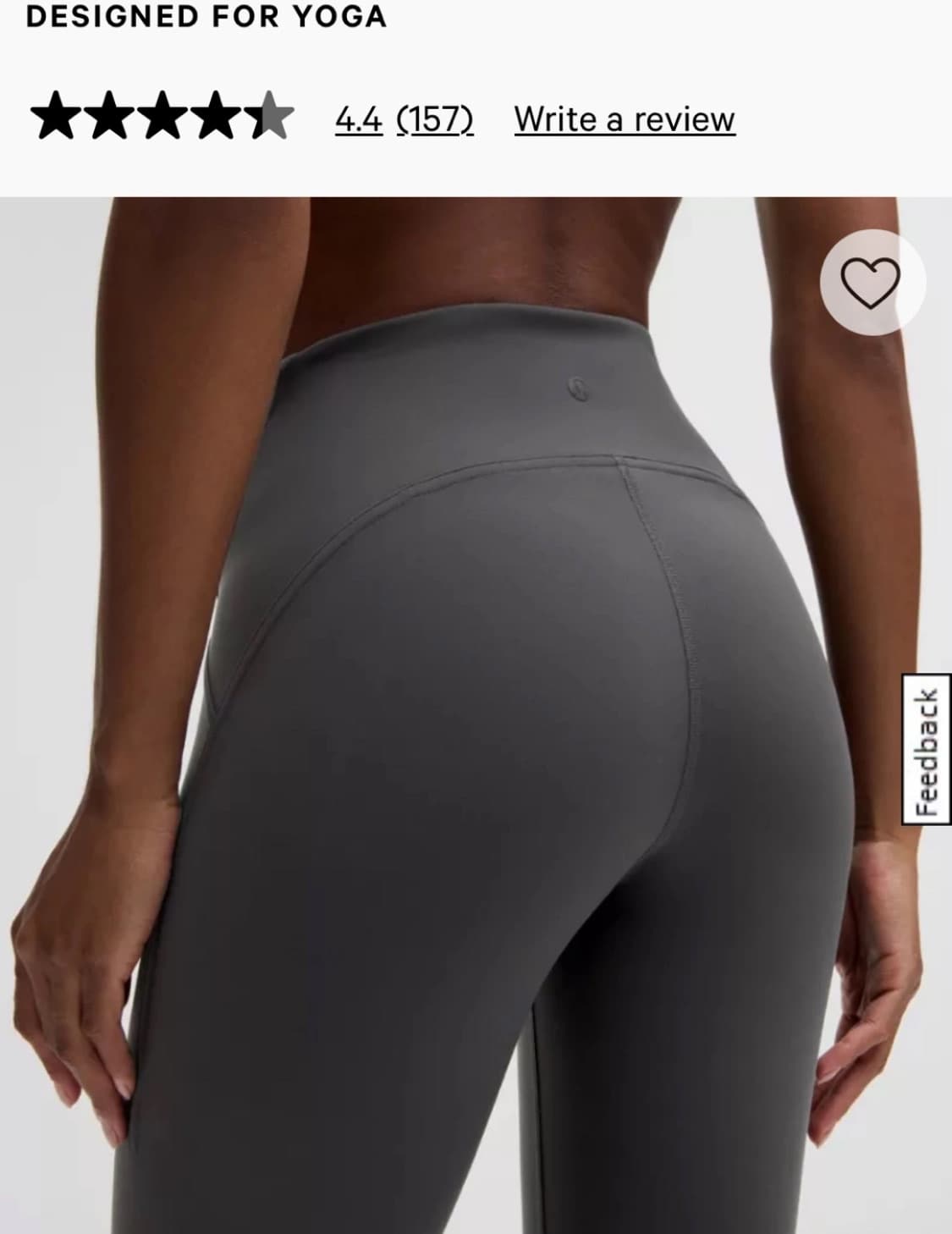 룰루레몬 인스틸 하이라이즈 24인치 아시아핏 레깅스 상품이미지5