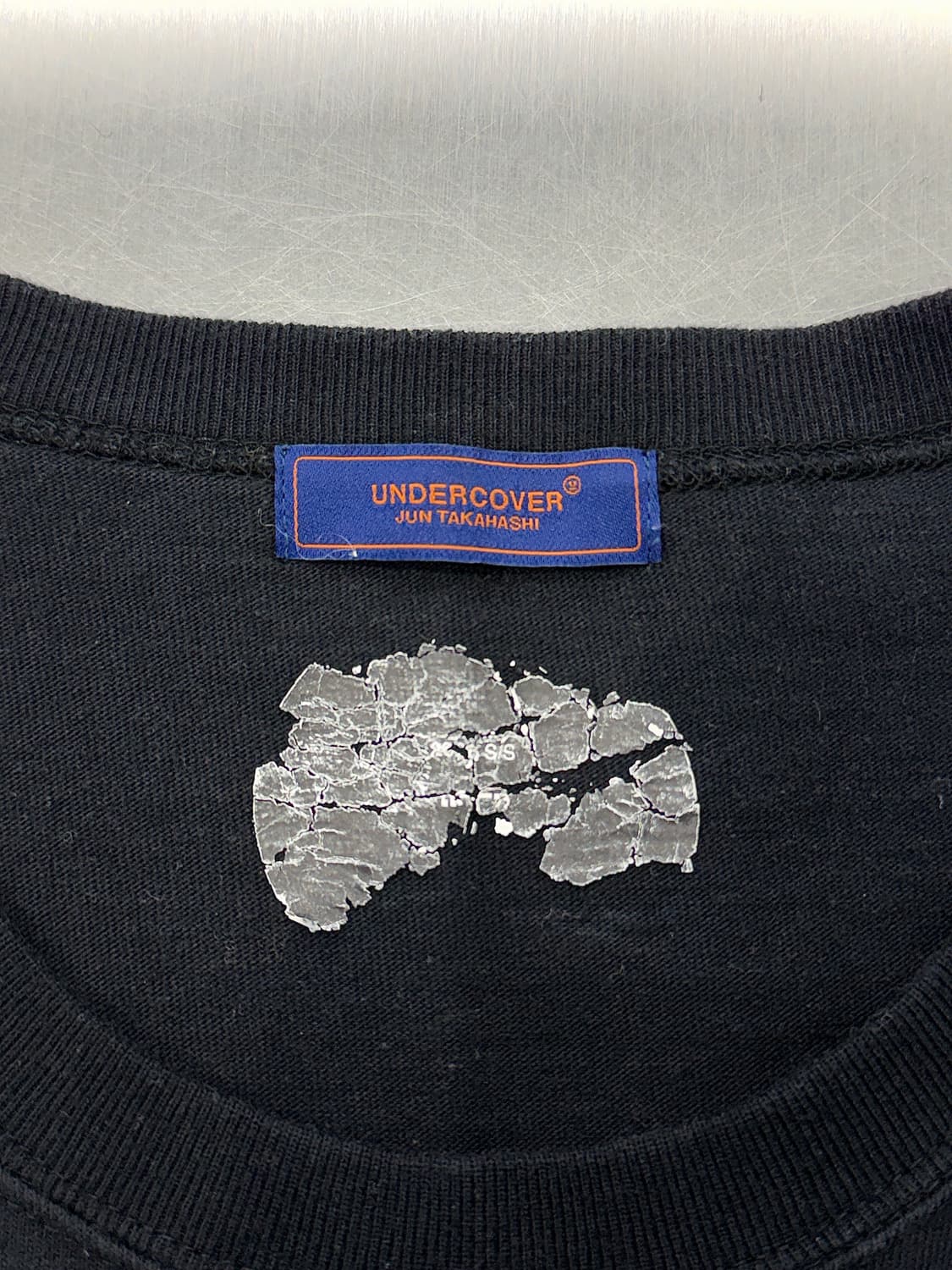 언더커버 16ss 퓨처 데이즈 블랙 집 하프 티셔츠 상품이미지7