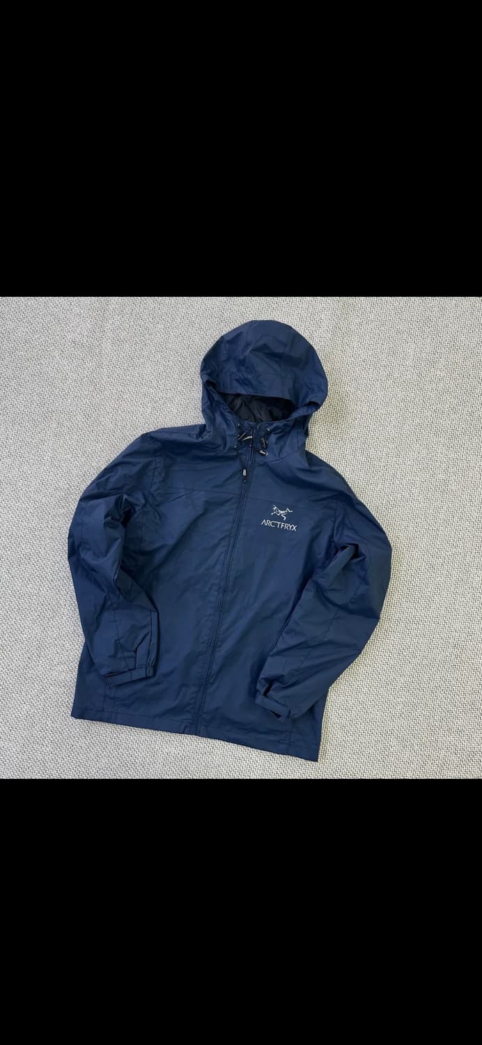 네이비 바람막이 자켓  상품이미지1