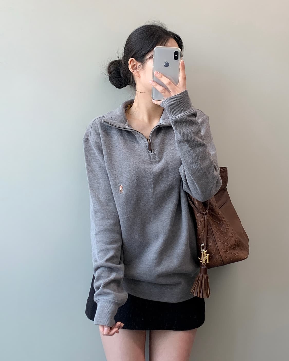 폴로 반집업 니트  상품이미지3