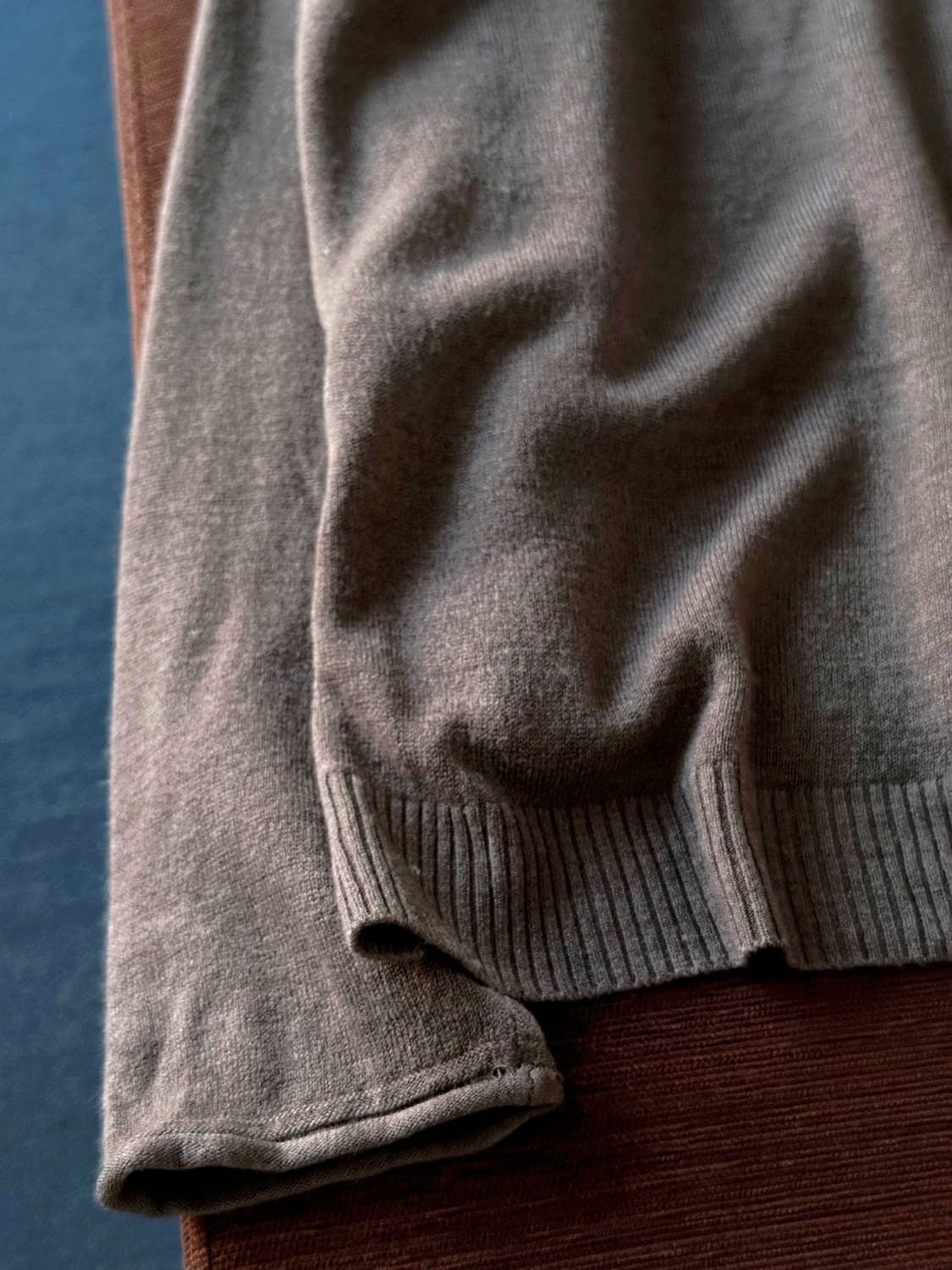 High gauge roll design stretched knit to 상품이미지5