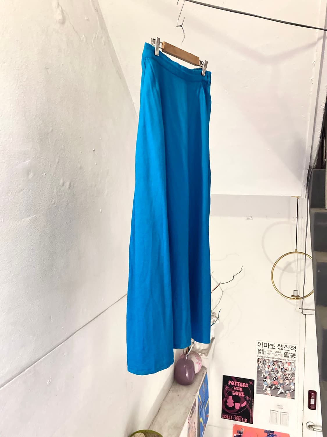 빈티지 청량 민트 스커트 상품이미지4