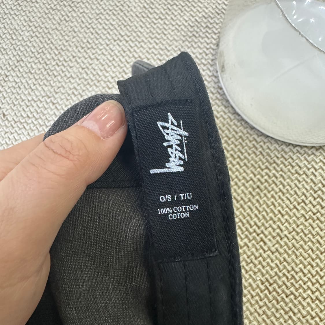 O/S 스투시 차콜 볼캡0316D 상품이미지6