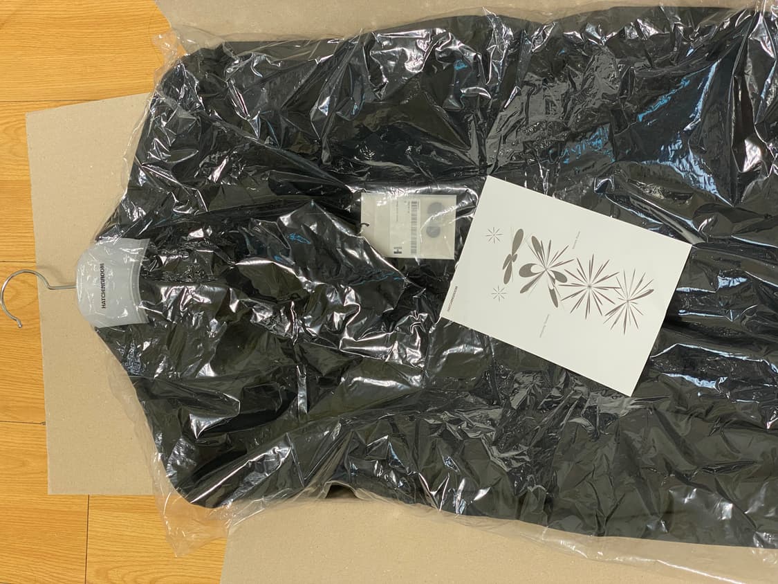 새상품) 해칭룸 tailored jacket black 상품이미지4