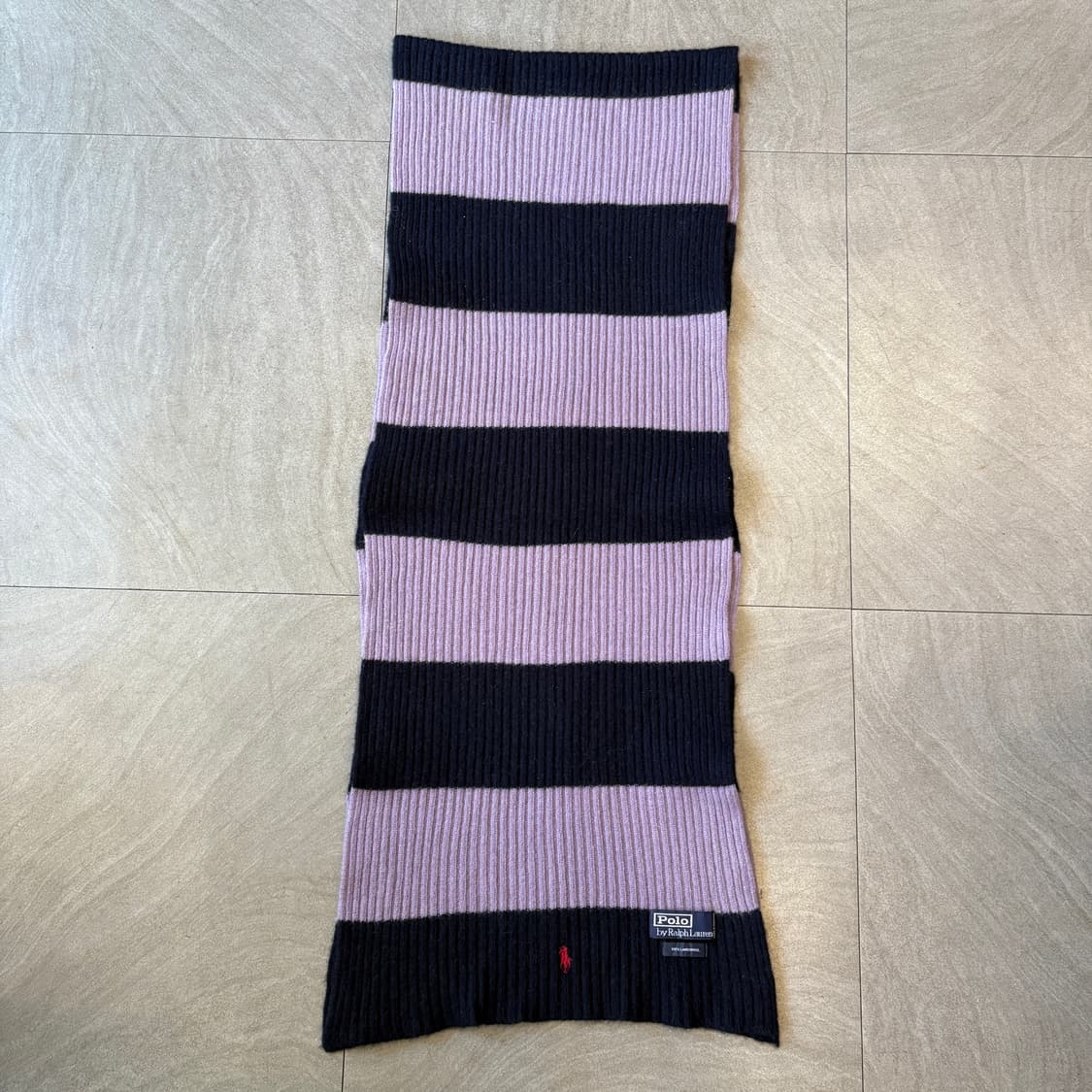 폴로 정품 울 스트라이프 머플러 목도리 상품이미지2