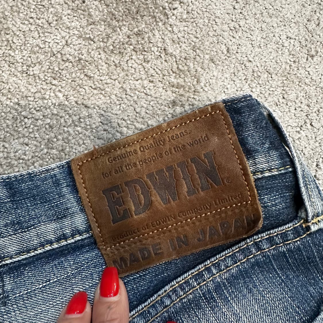 에드윈 503V 셀비지 데님 팬츠(33) 상품이미지8