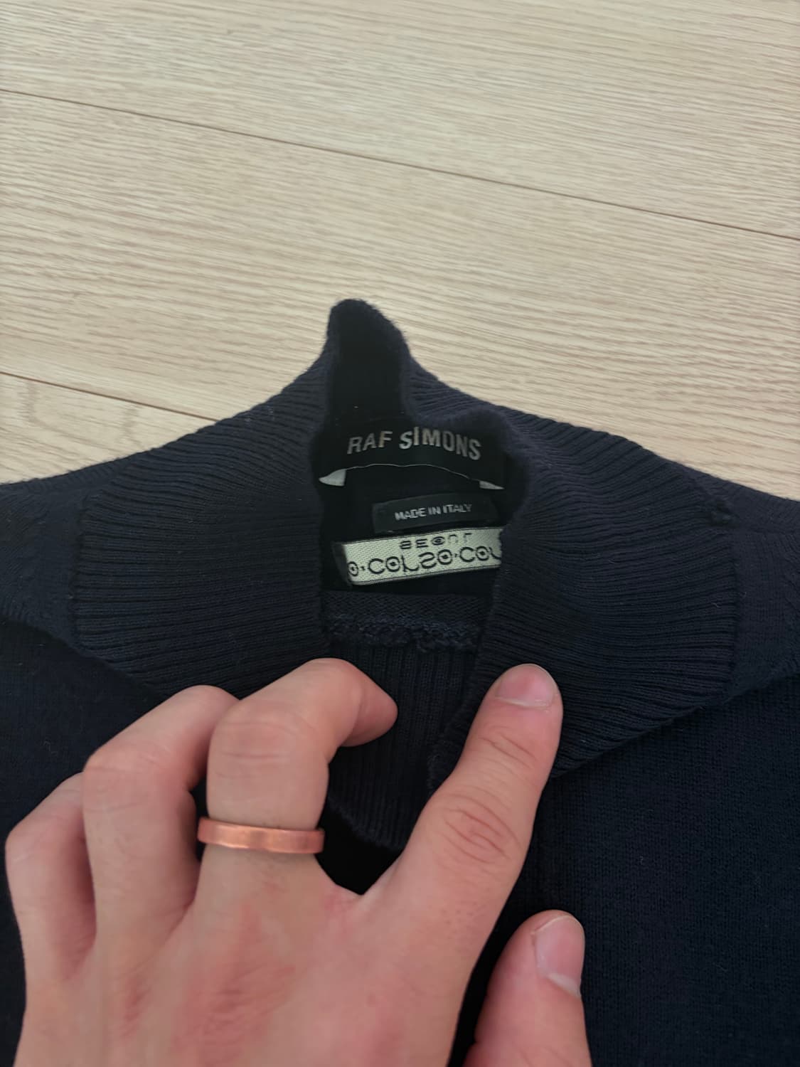 Raf Simons High neck knit sweater 상품이미지3