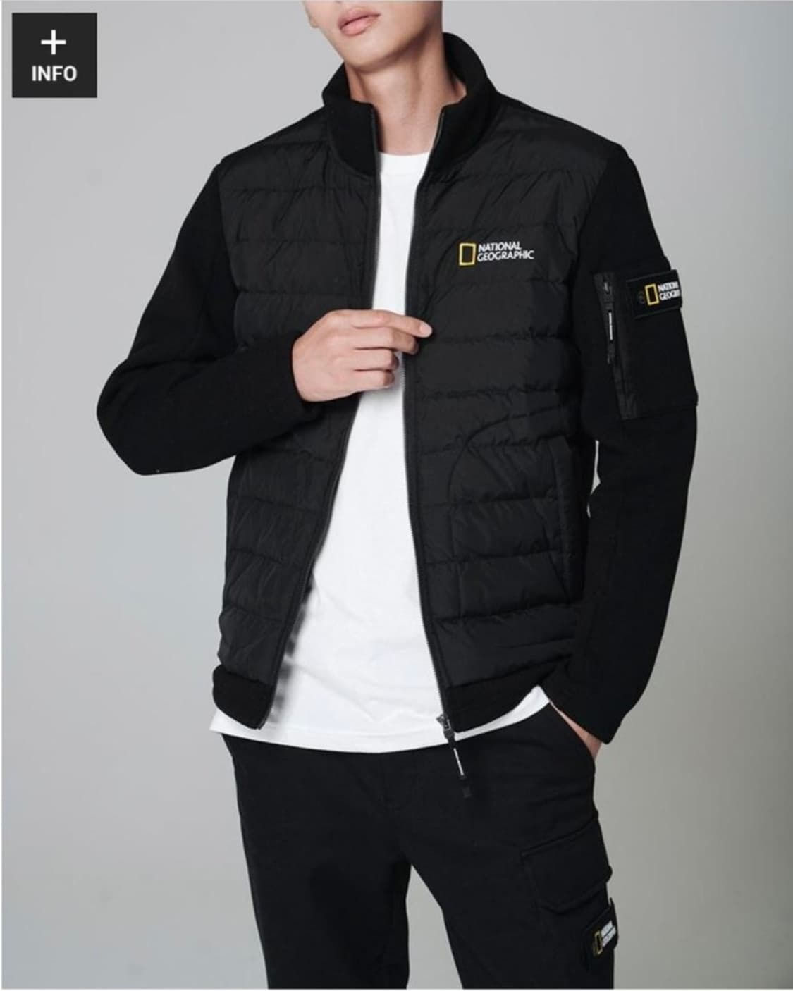 100 ) 내셔널지오그래픽 몬타나 니트 구스 경량 패딩 상품이미지1