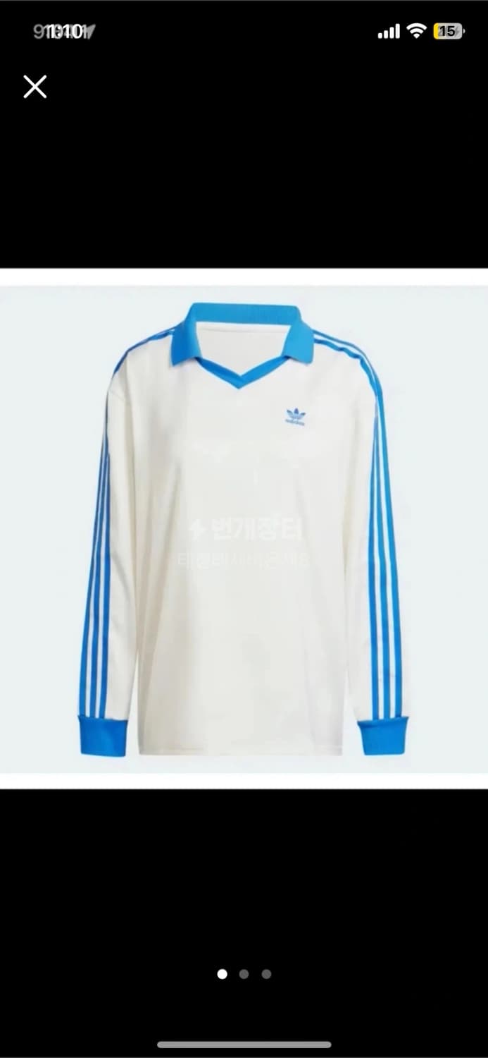 아디다스 새틴카라 티셔츠 상품이미지1