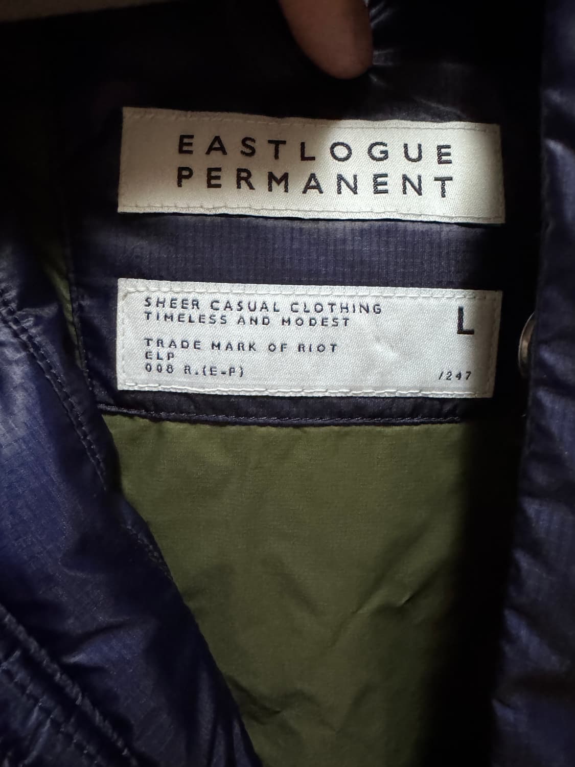 이스트로그 퍼머넌트 패딩 evertool 에버툴 상품이미지6