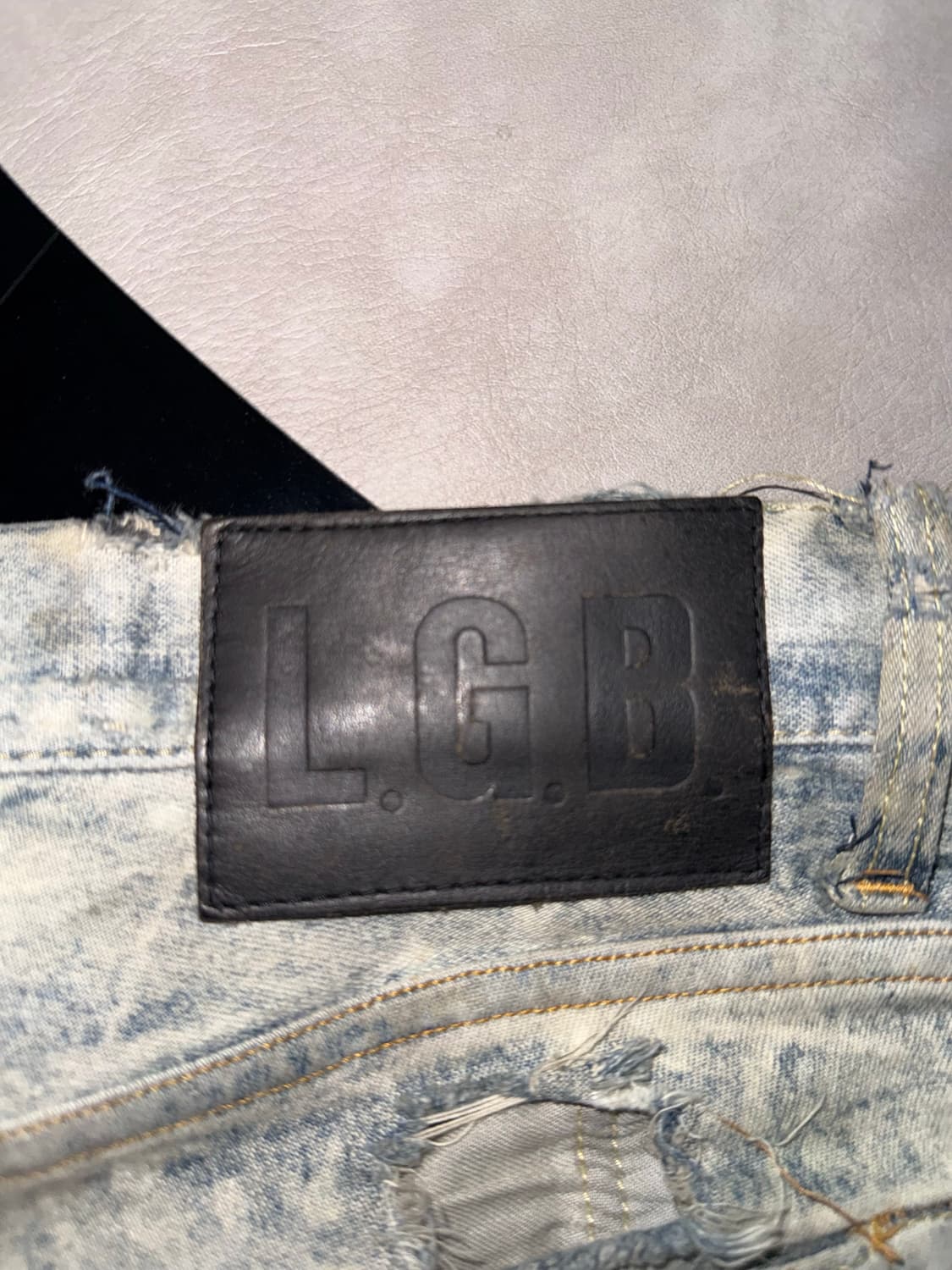 LGB 워싱 데미지 청바지 상품이미지3