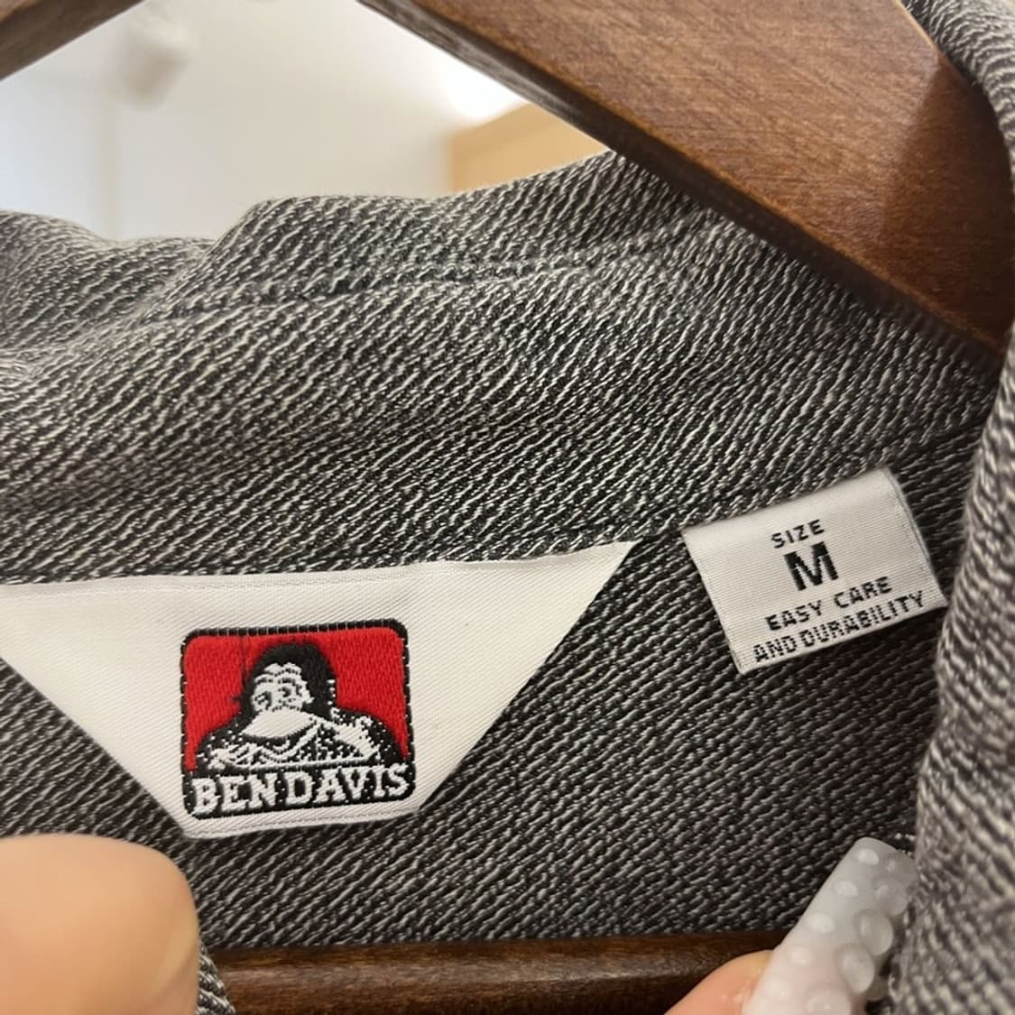 벤 데이비스 테크웨어 레트로 트러커 반집업 워크 셔츠 M C10756 상품이미지5