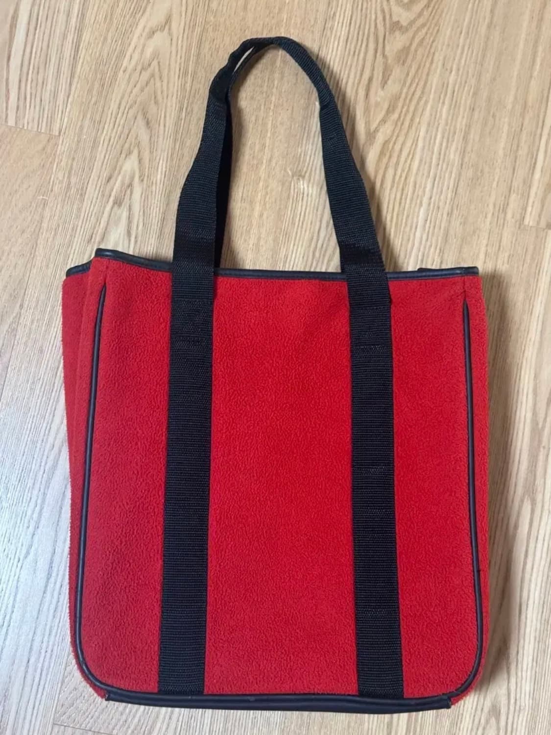 슈프림 폴라텍 토트백 레드 상품이미지3