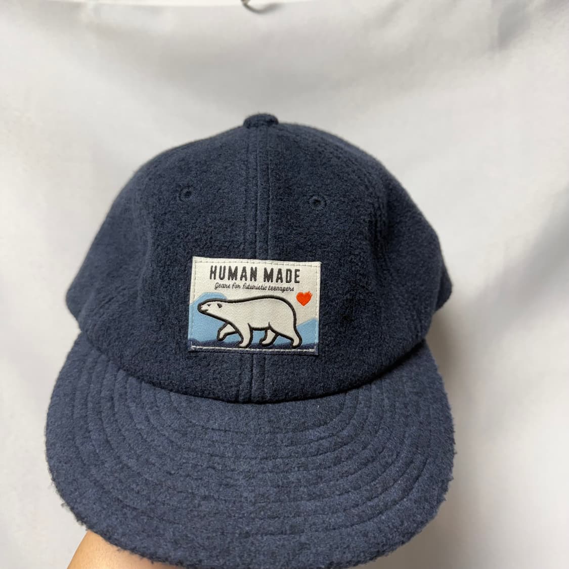 휴먼메이드 후리스캡 네이비 상품이미지1