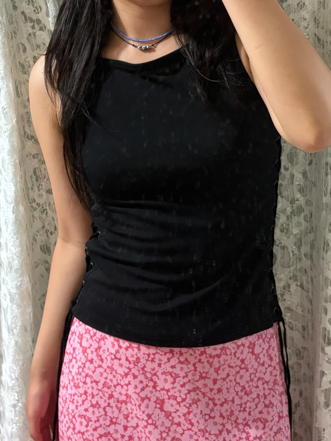 블랙 아일렛 나시 상품이미지4
