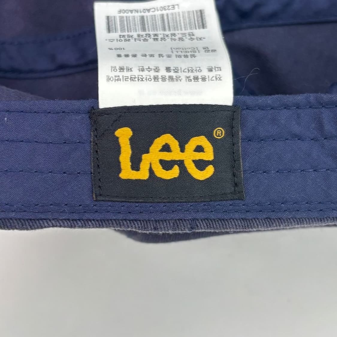 LEE 스몰 트위치 로고 커브 볼캡 네이비 상품이미지6