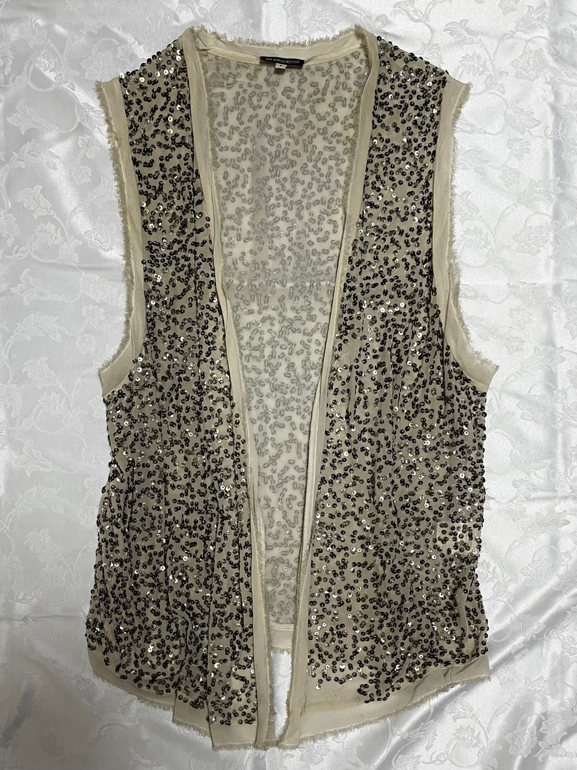 SS10 RUNWAY ANN DEMEULEMEESTER SILK VEST 상품이미지3