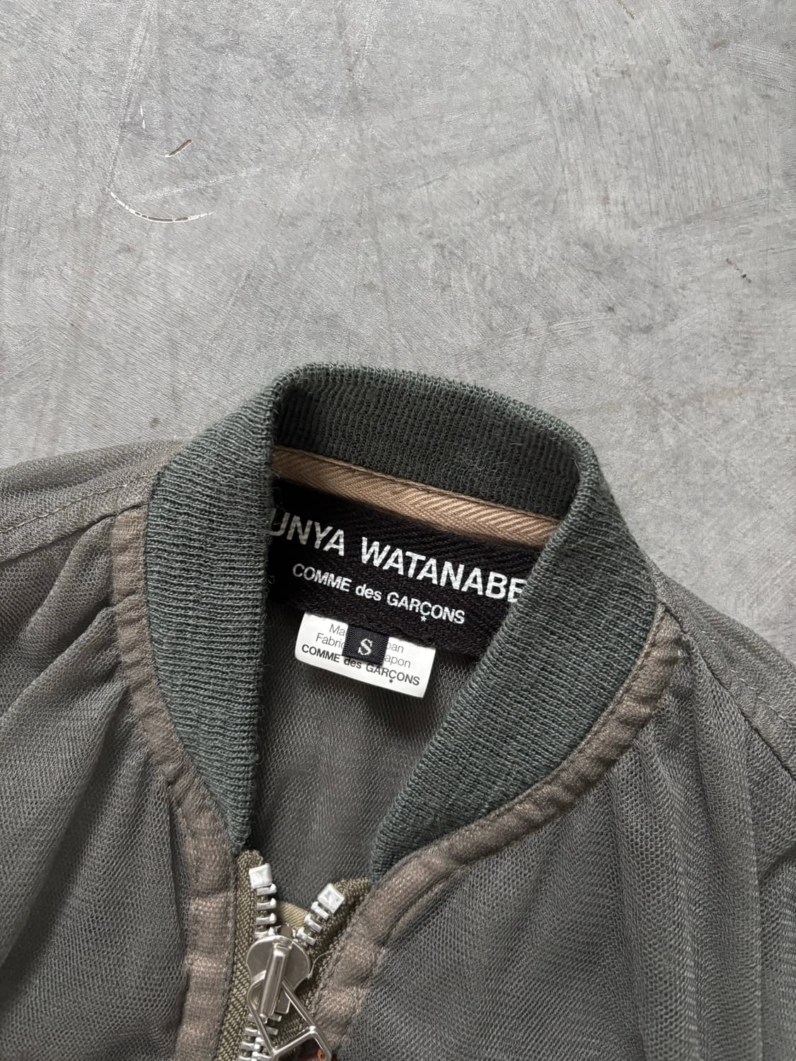 Junya Watanabe 준야와타나베 메쉬 밀리터리 MA-1 자켓  상품이미지7