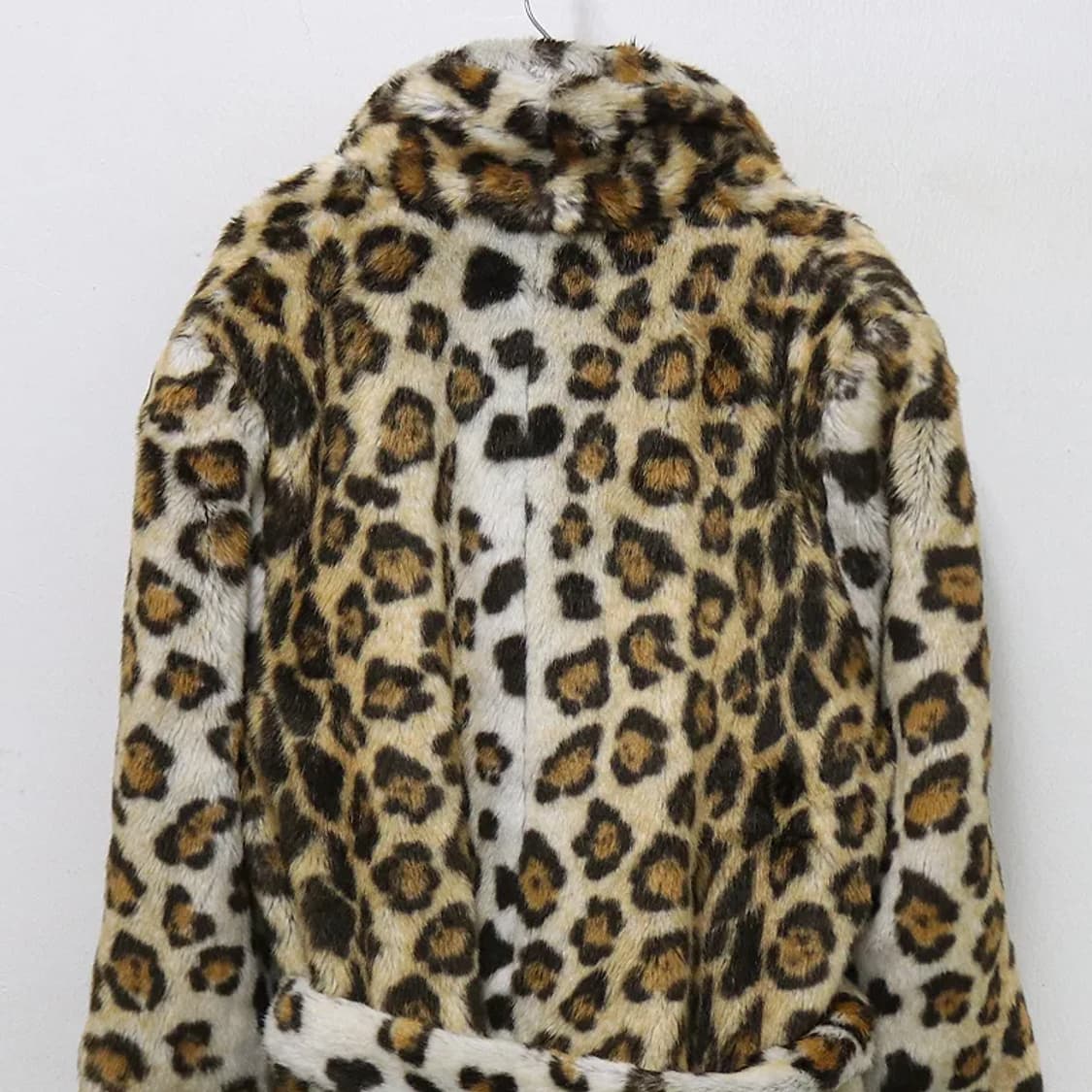 THUNDER 호피 페이크 퍼 벨트 자켓 60791 상품이미지7