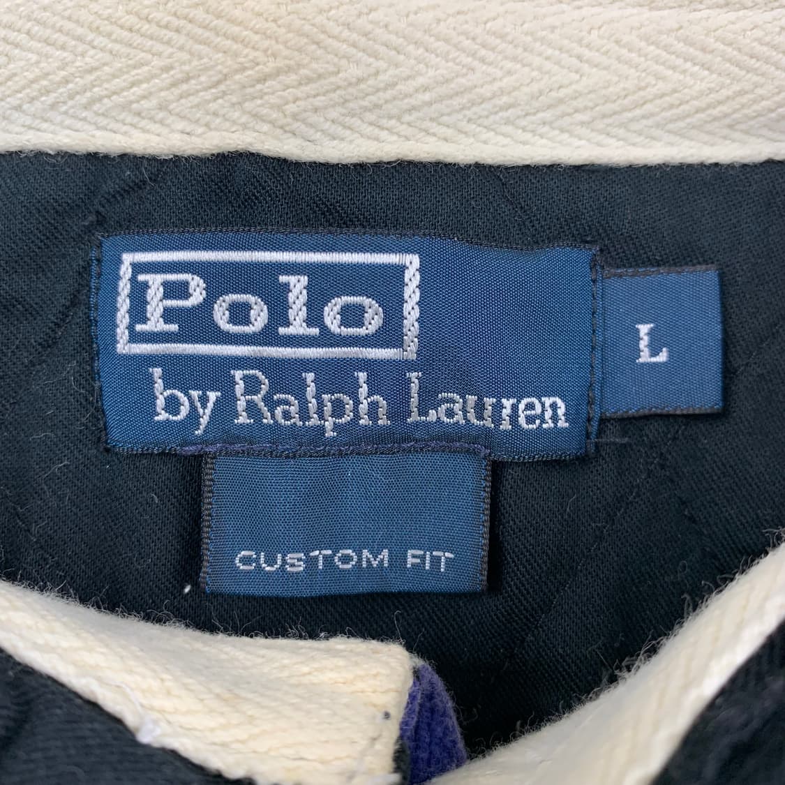 폴로 랄프로렌 머서클럽 자수로고 럭비 티셔츠 블랙 상품이미지8