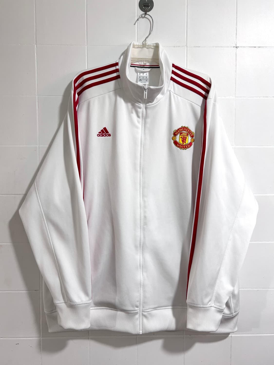 아디다스 맨유 트랙탑 화이트 져지 상품이미지1