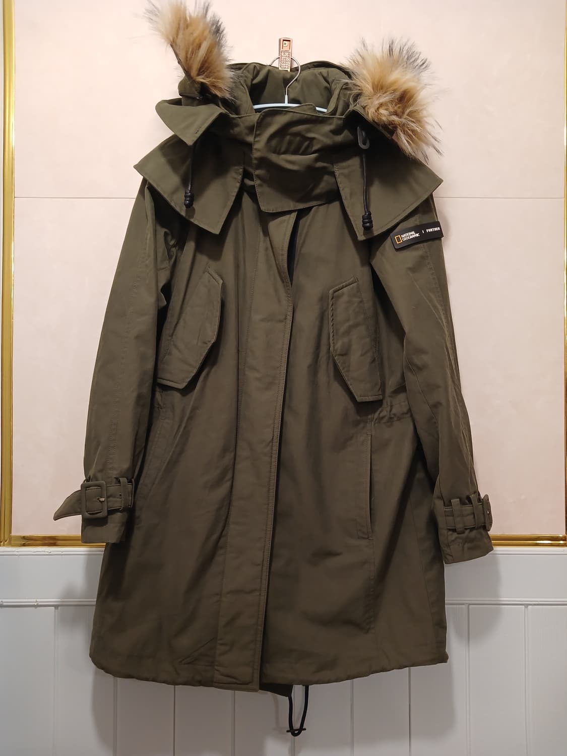 내셔널지오그래픽 정품 여성 바람막이 90 (S) 사이즈 상품이미지1