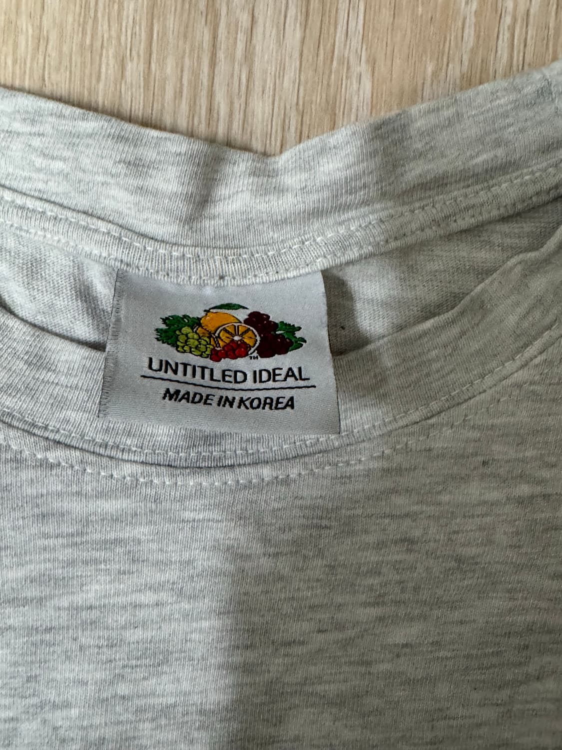 언타이틀드 아이딜 오버사이즈 롱슬리브 라이트 그레이 OS 상품이미지7