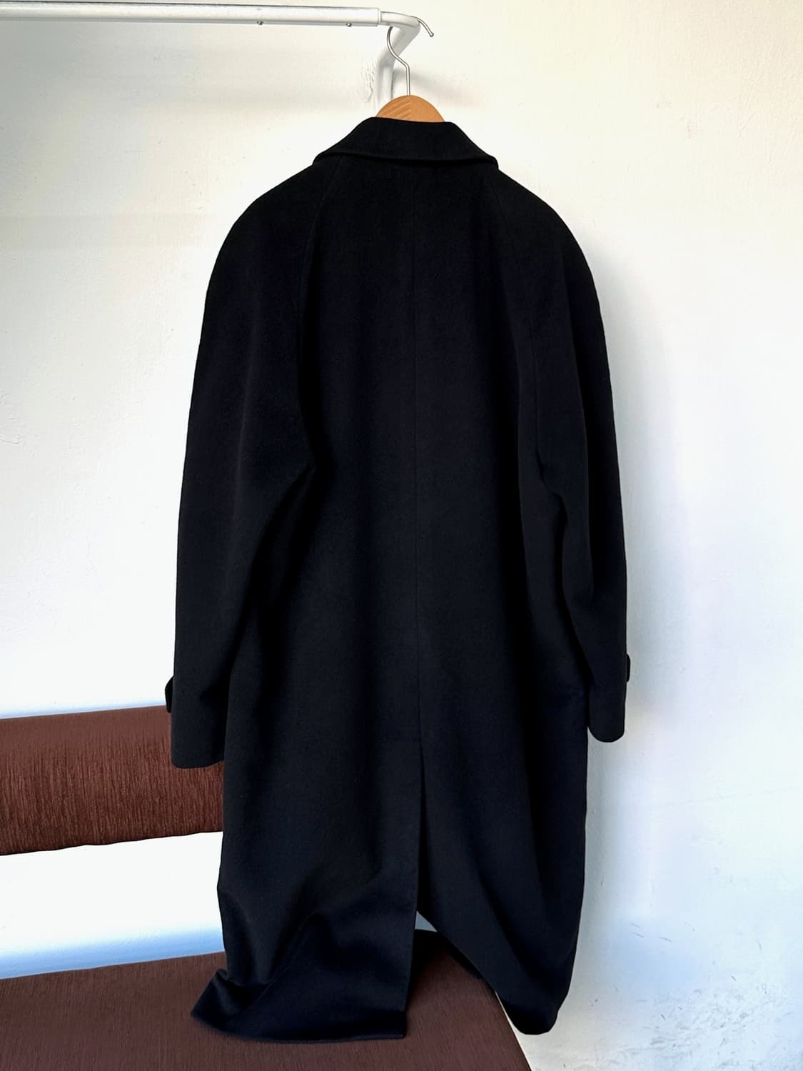 'Angora 100%' Balmacaan coat 상품이미지5
