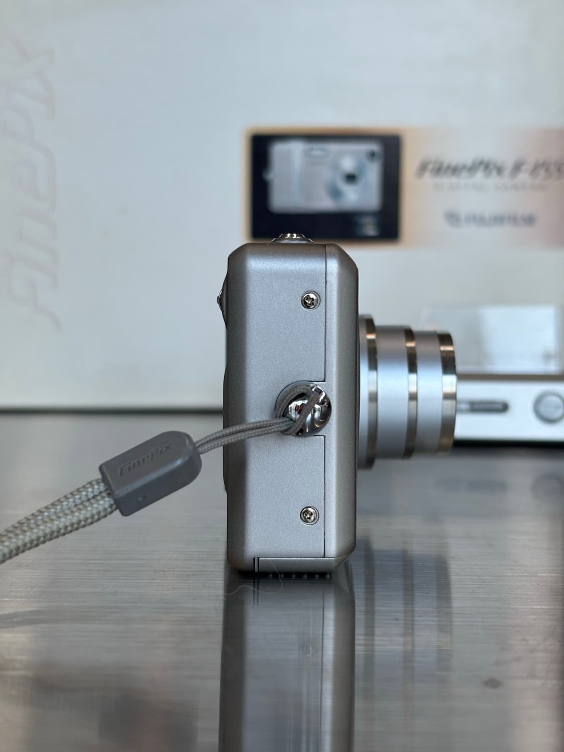 풀박/크래들/xd카드1GB)후지필름 파인픽스 F455 실버 빈티지디카 상품이미지4