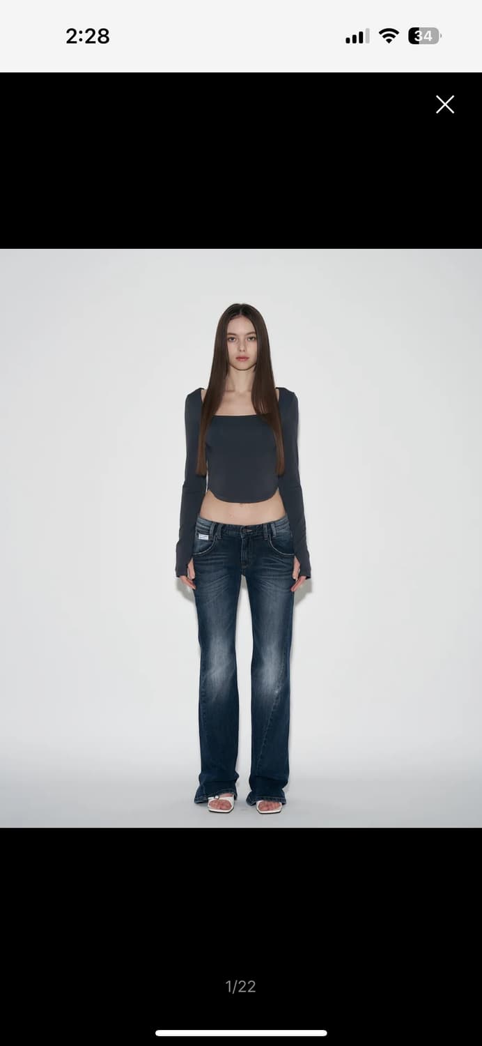 플리즈노팔로우 부츠컷 S 상품이미지1