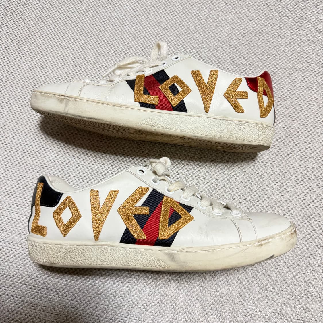 구찌 에이스 LOVED 자수 스니커즈 36 상품이미지2