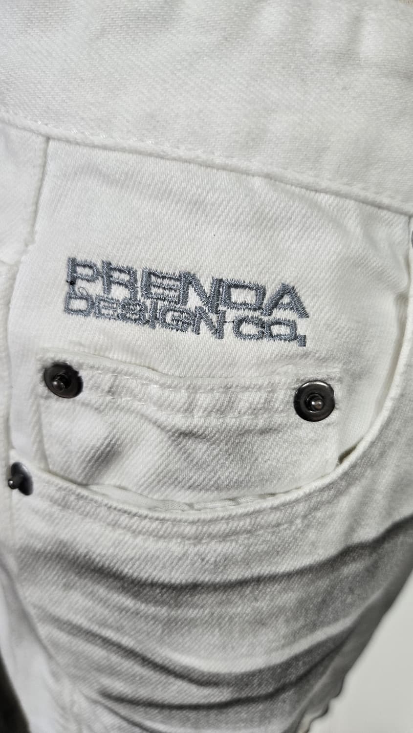 새상품)프렌다 커브드 짚 플례어팬츠 상품이미지4