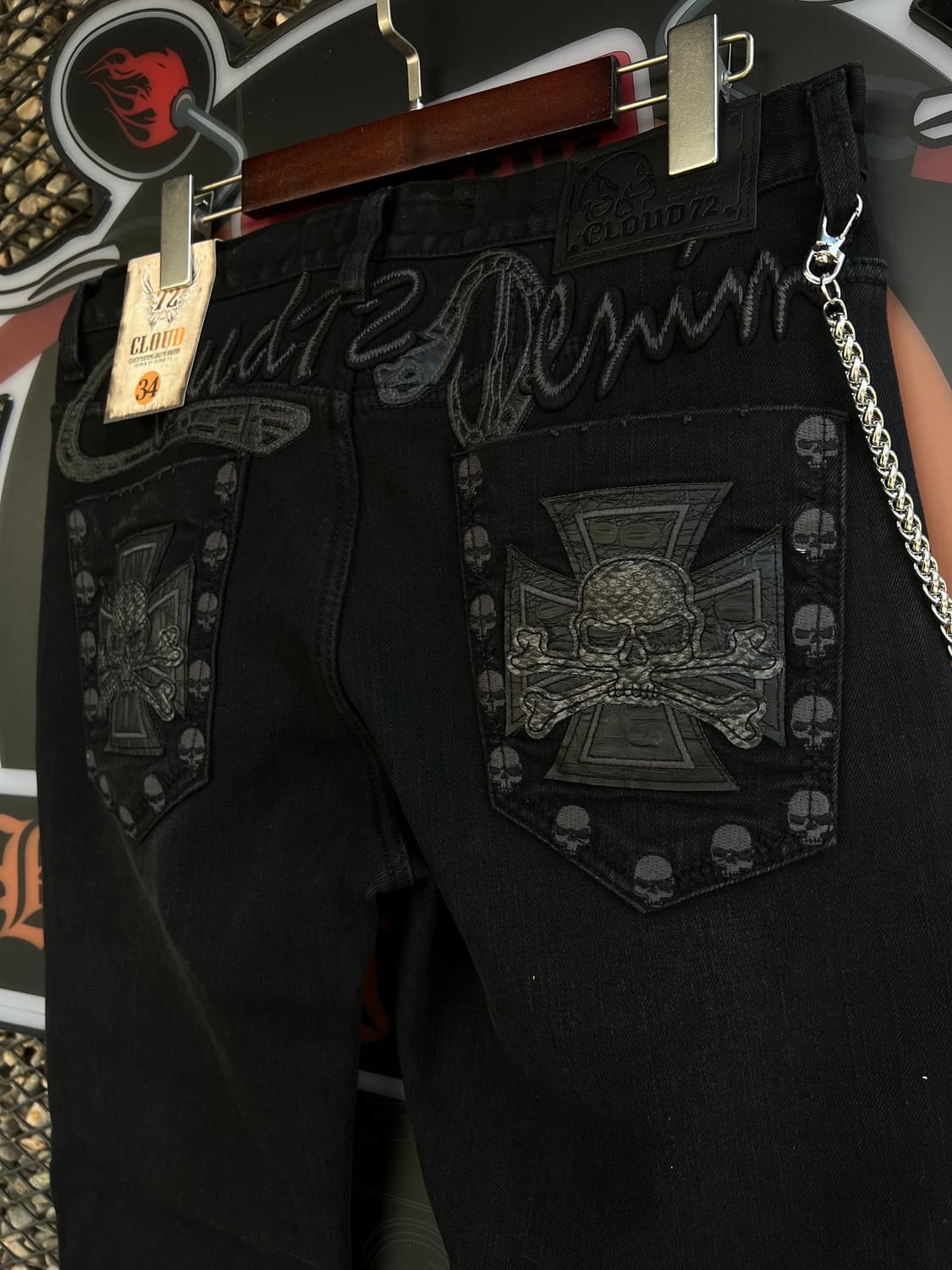 동계 보아밍크털 블랙진  상품이미지8