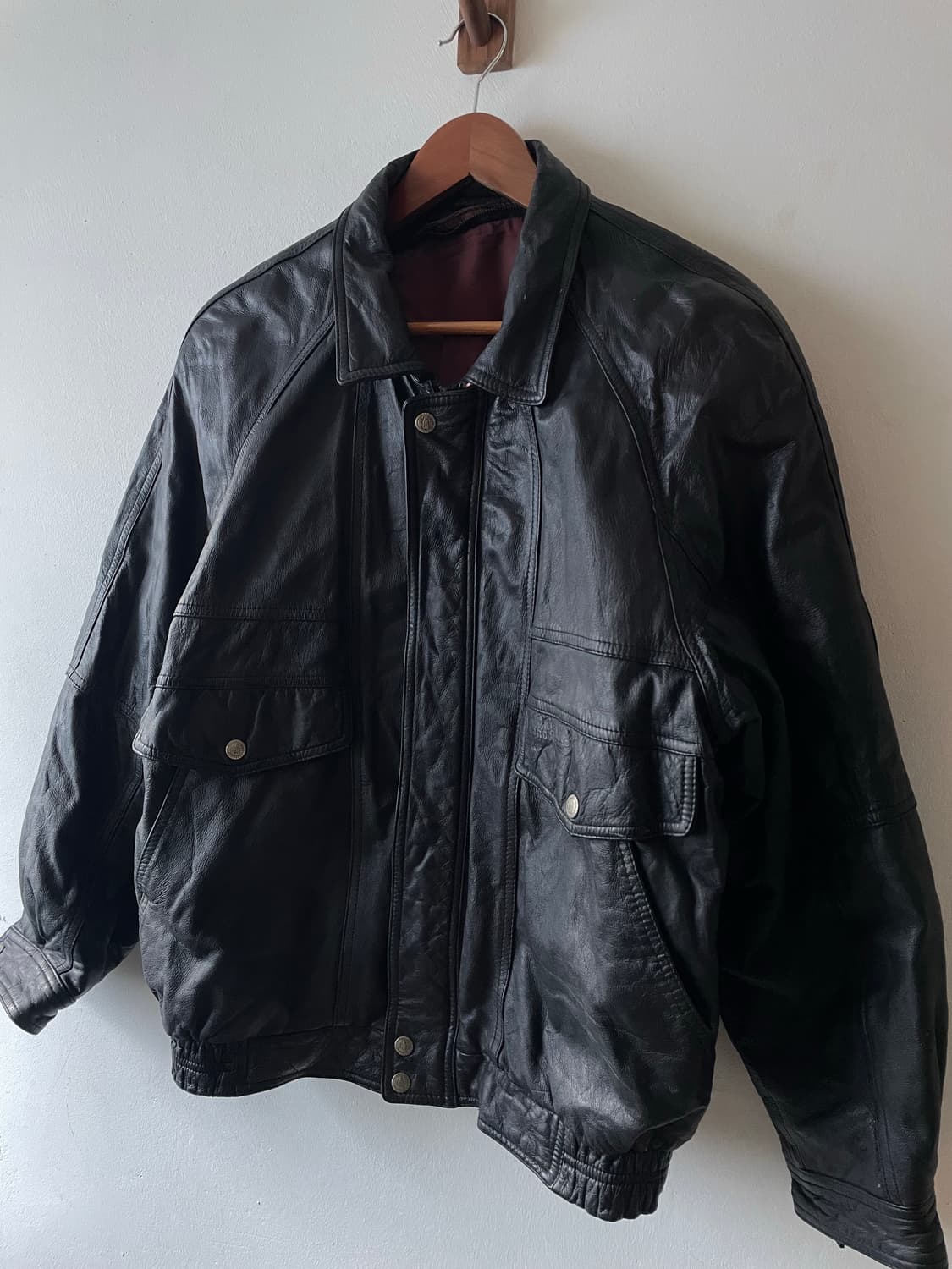 Vintage London Fog Cow Leather jacket 상품이미지3