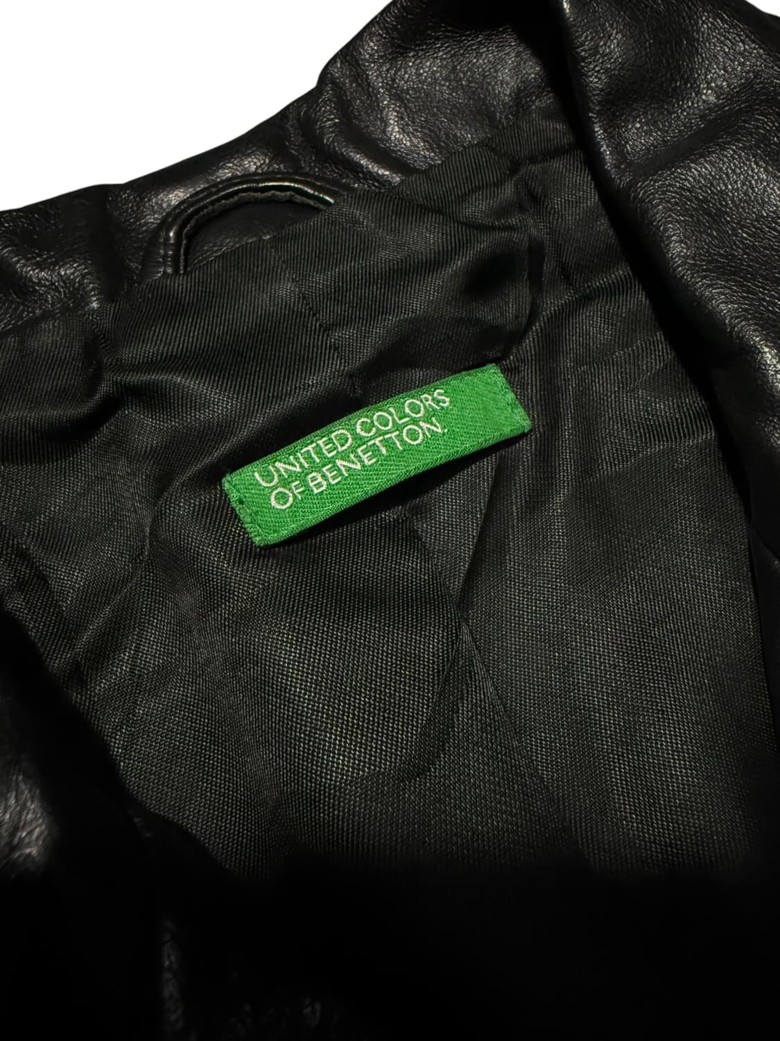 Benetton 베네통 카우레더 카코트 상품이미지4