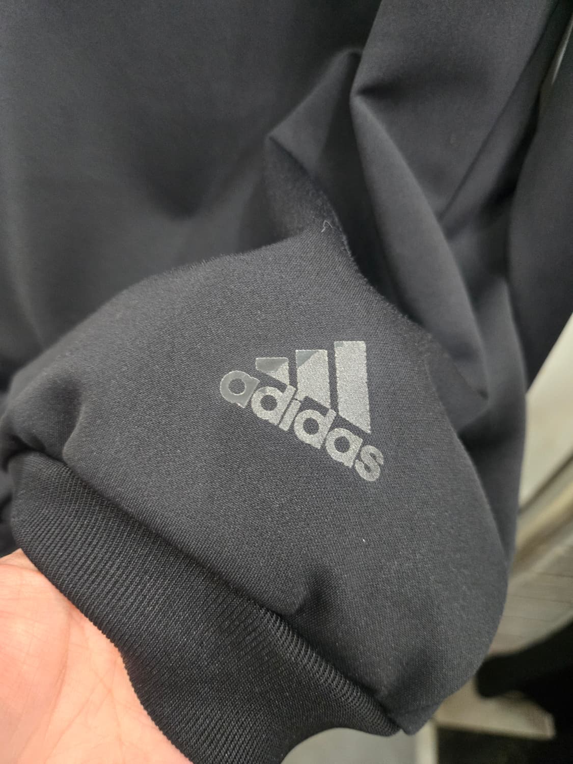 95,M )) adidas 아디다스 긴팔티셔츠! 블랙 & 화이트! 상품이미지3
