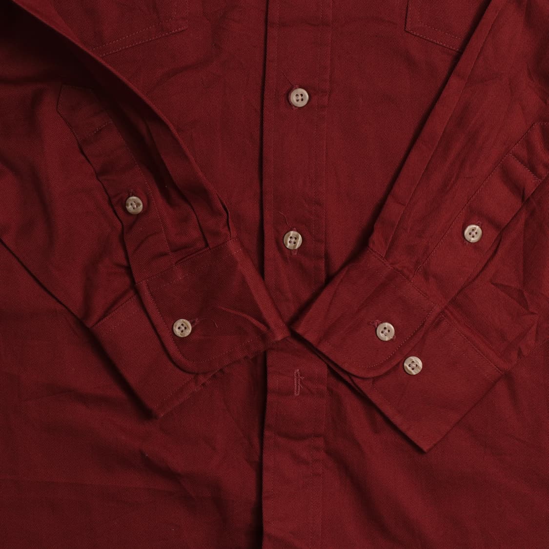 랭글러 헤비코튼 버건디 워크셔츠 A1592 상품이미지5
