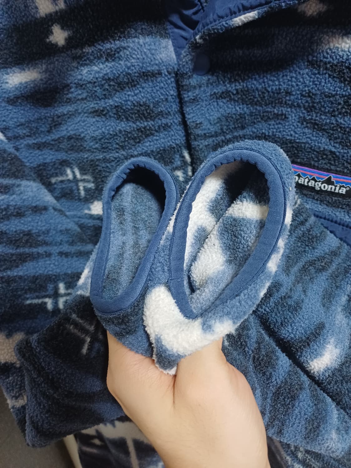 [M] 파타고니아 신칠라 스냅티 세퍼드 니트 / 스톤 블루 상품이미지7