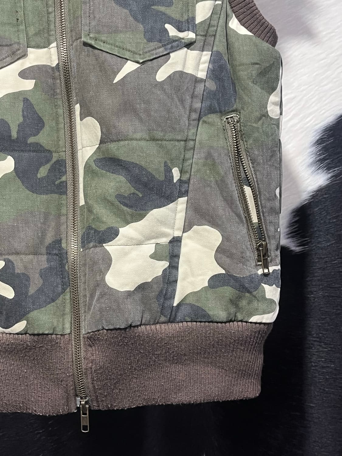 카모프린팅 투웨이 베스트 상품이미지5