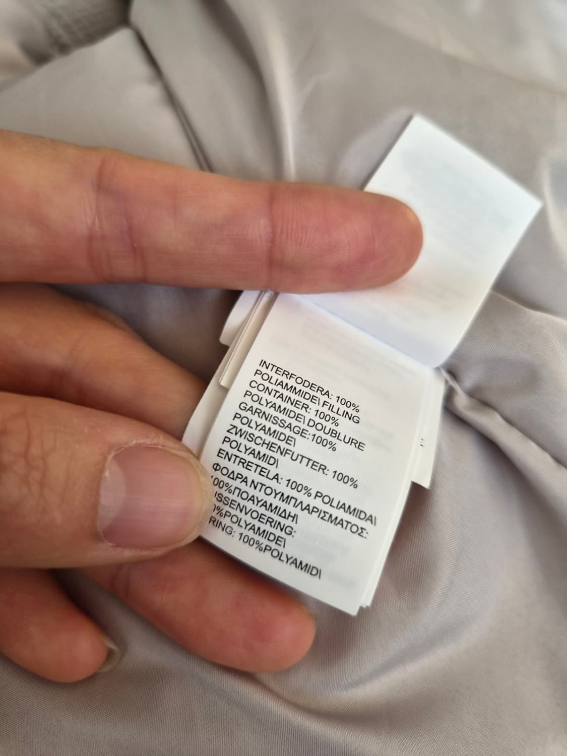 부루넬 여성 니트 배색후드패딩 40사이즈 상품이미지9