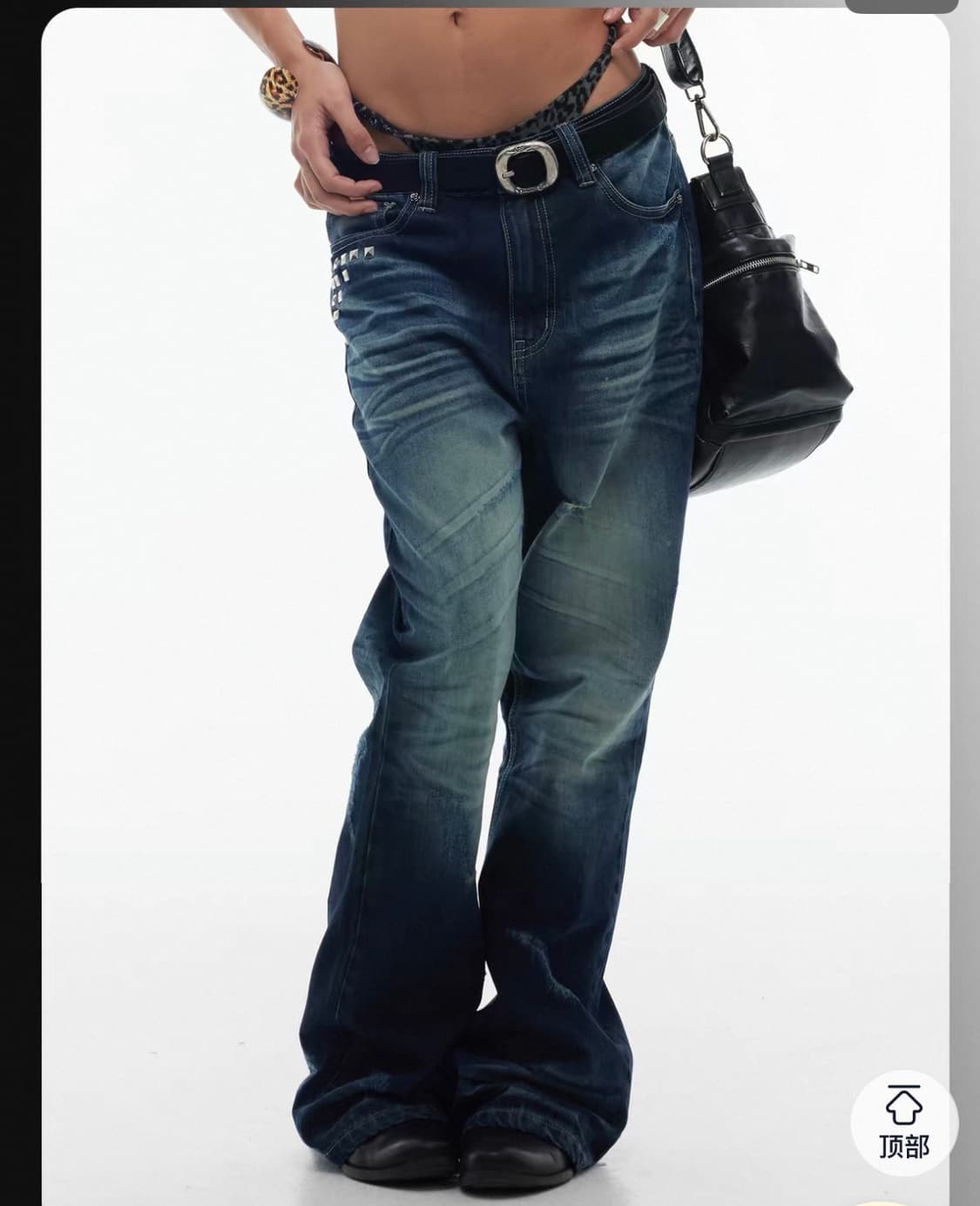 스터드 팬츠 상품이미지3