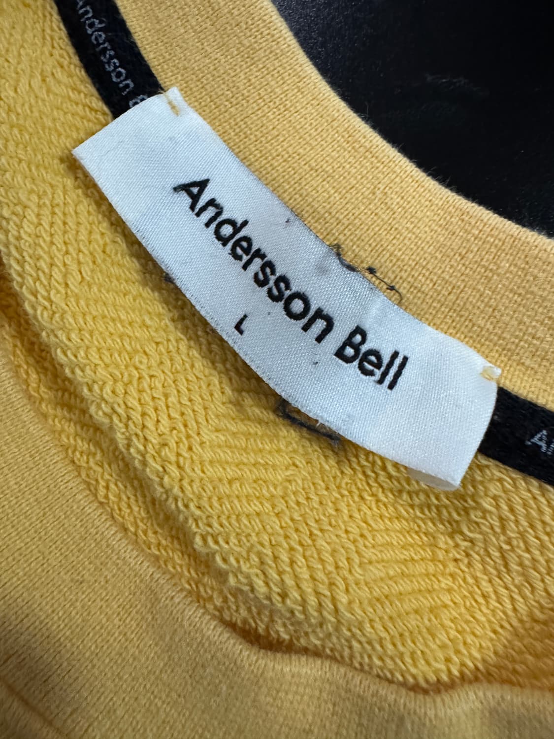 앤더슨벨 빅 프린팅 오버핏 스웻 맨투맨 L 상품이미지4