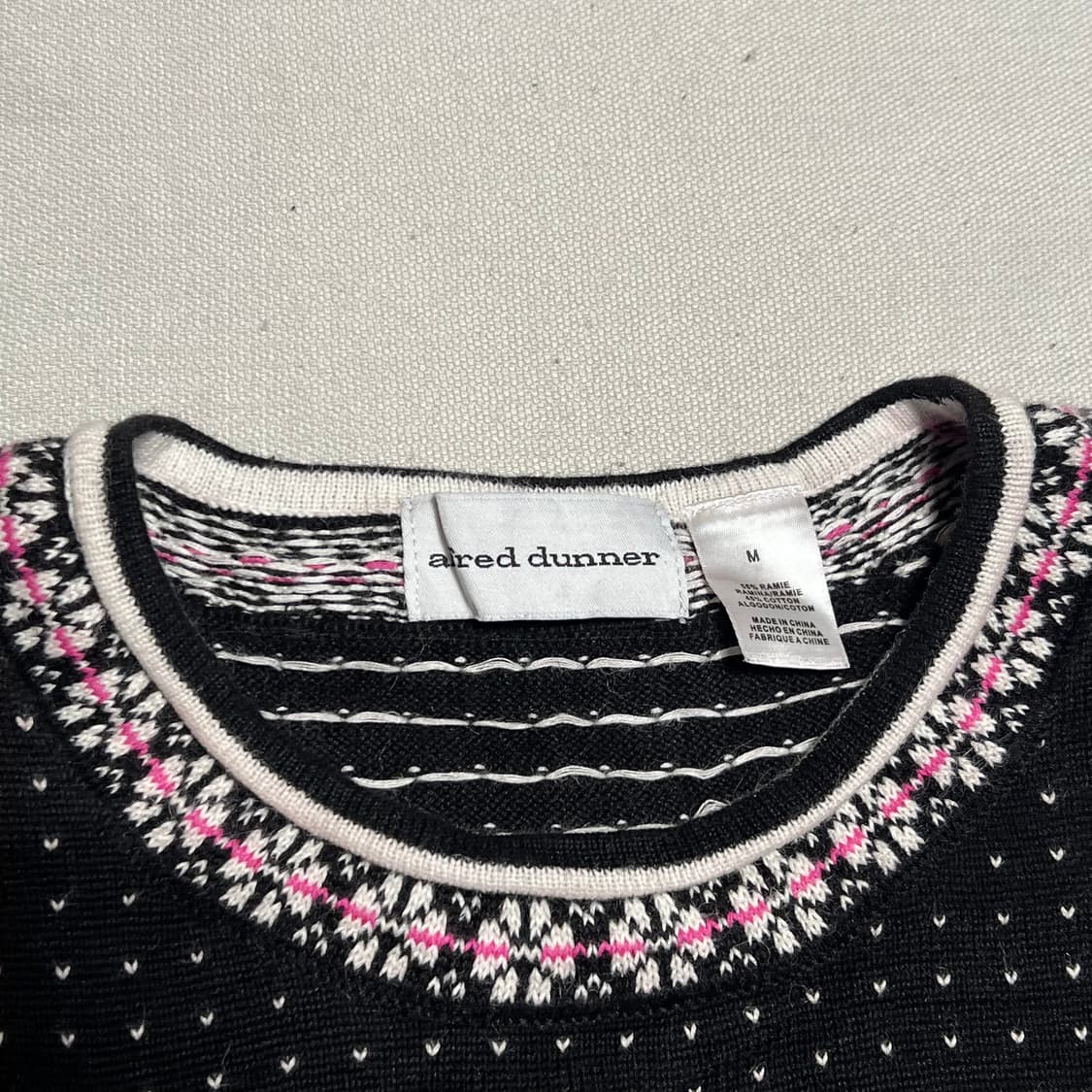 M 알프레드 더너 블랙 크리스마스 크루넥 니트 상품이미지4