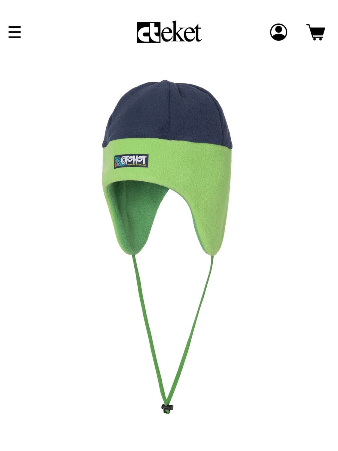 테켓 Recording Fleece Earflap Beanie Navy 상품이미지1