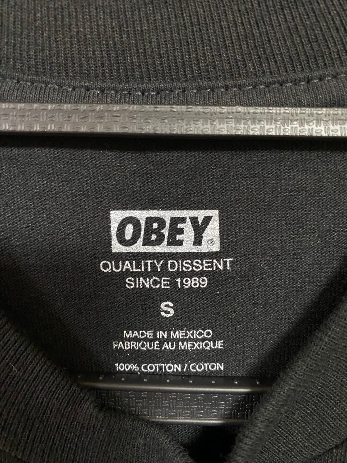 [OBEY] 오베이 반팔 티셔츠 블랙 S사이즈 상품이미지2