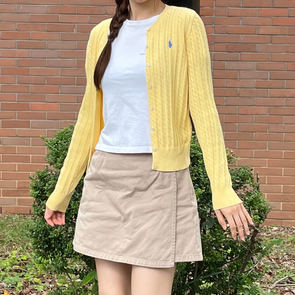 POLO RALPH LAUREN cotton cable cardigan 상품이미지1